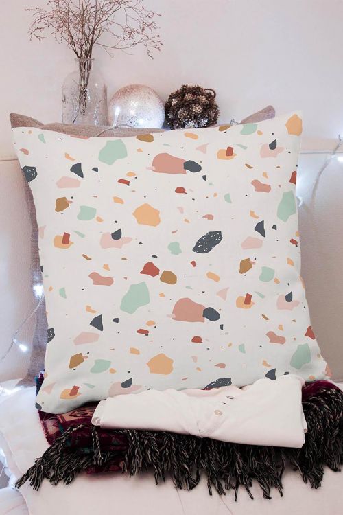 Poduszka Colorful Terrazzo Lastriko Lastryko