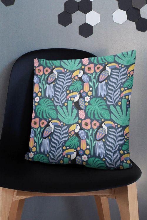 Poduszka Toucan Bird Tropical