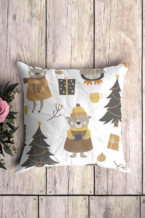Poduszka Christmas Forest Animals