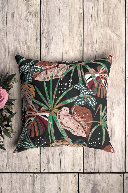 Poduszka Dark Tropical Forest