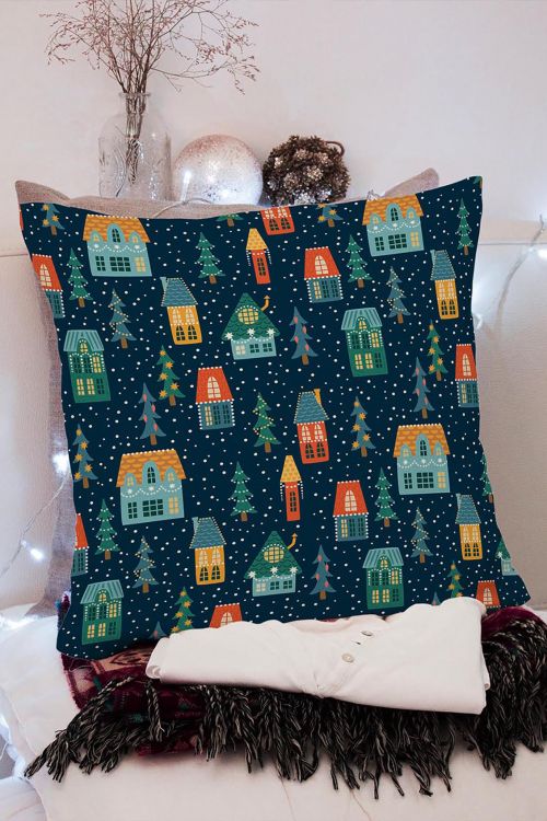 Poduszka Christmas Houses