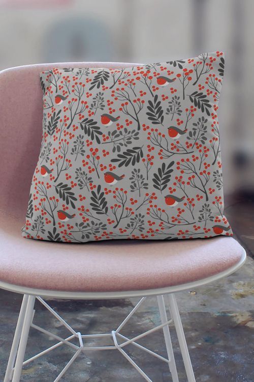 Poduszka Christmas Bullfinch