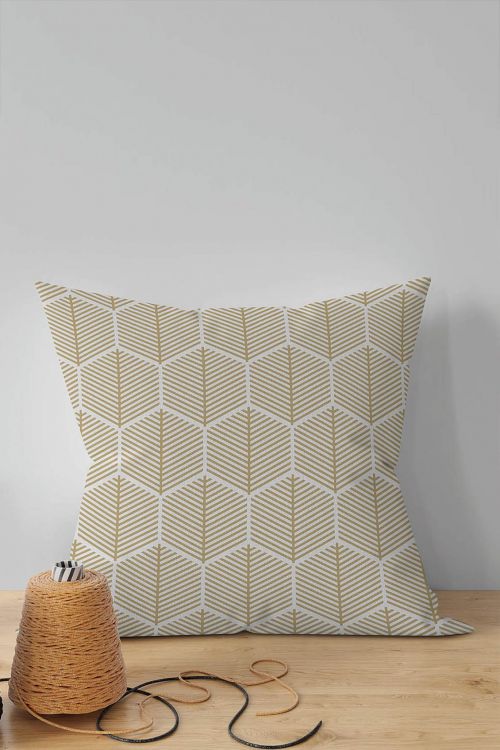 Poduszka Hexagonal Gold