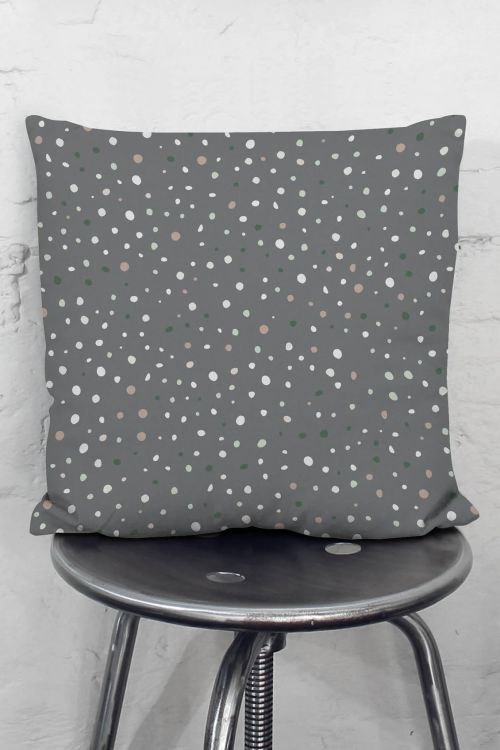 Poduszka Dark Grey Terrazzo Lastriko Lastryko 