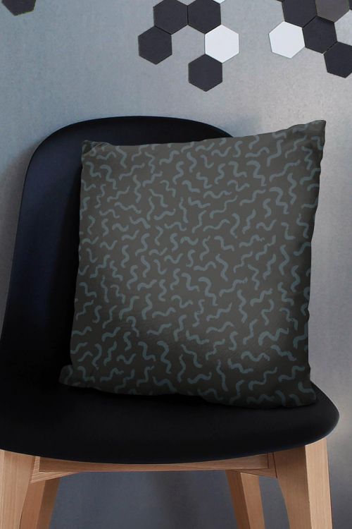 Poduszka Black Brush