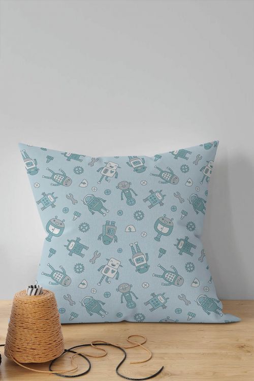 Poduszka Robot Pattern