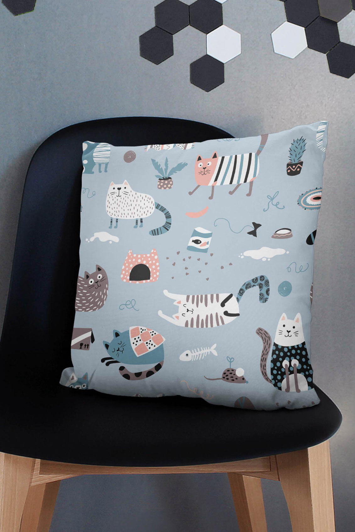 Poduszka Cats Meeting