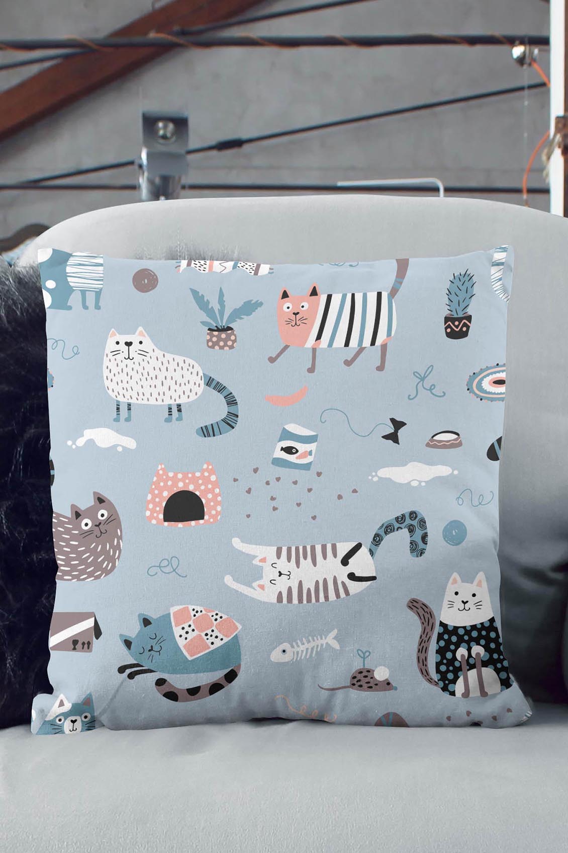 Poduszka Cats Meeting