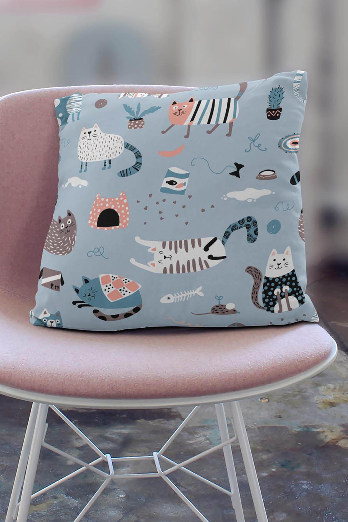 Poduszka Cats Meeting