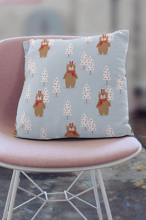 Poduszka Bear and Gift