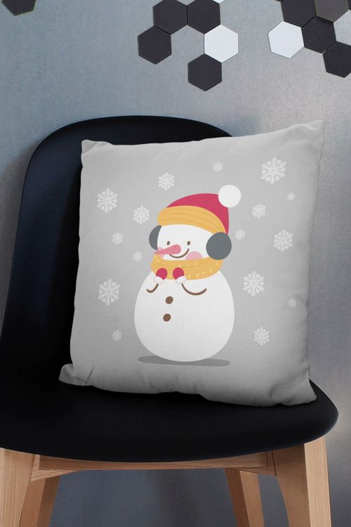 Poduszka Snowman