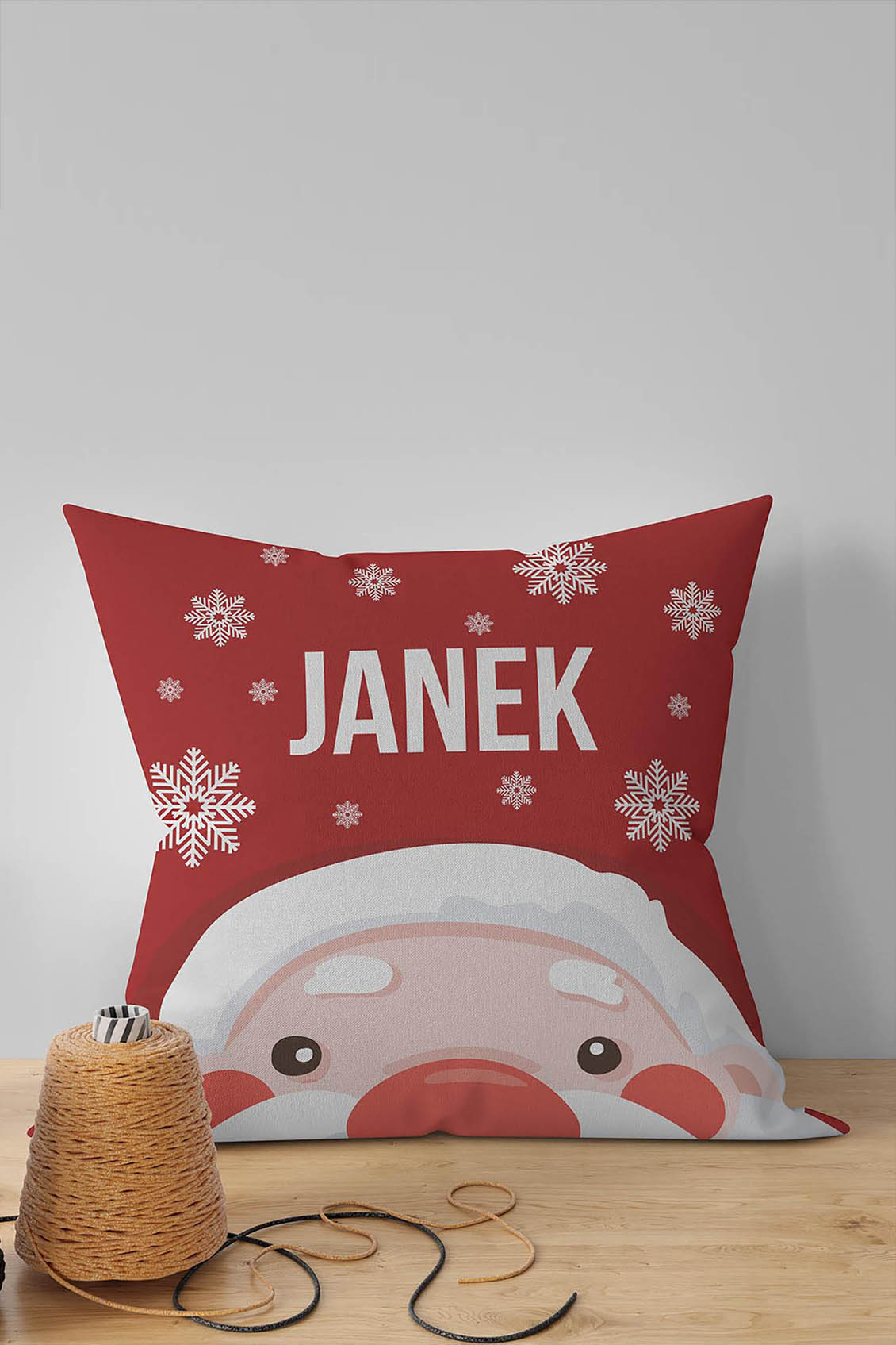 Poduszka z Mikołajem PERSONALIZACJA