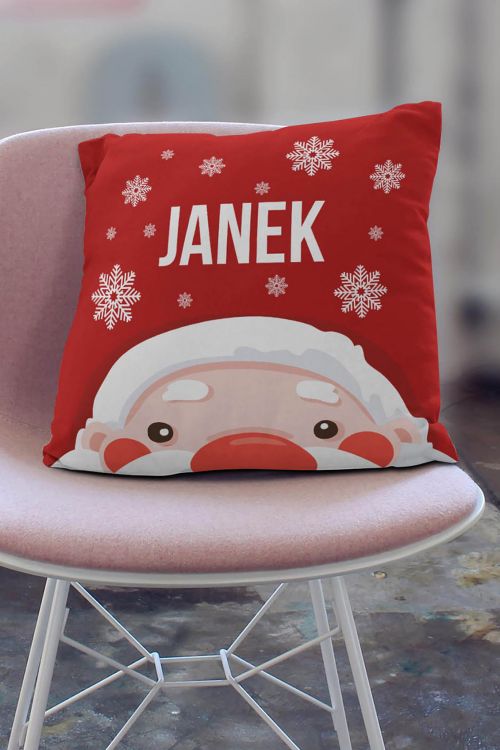 Poduszka z Mikołajem PERSONALIZACJA