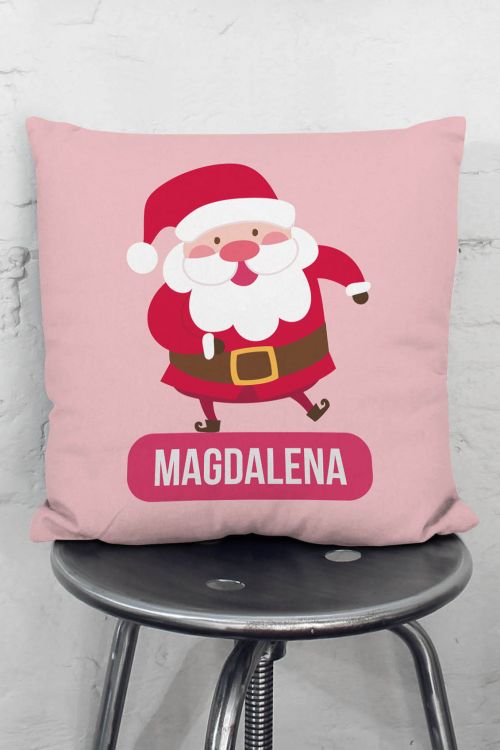 Poduszka z Wesołym Mikołajem PERSONALIZACJA 