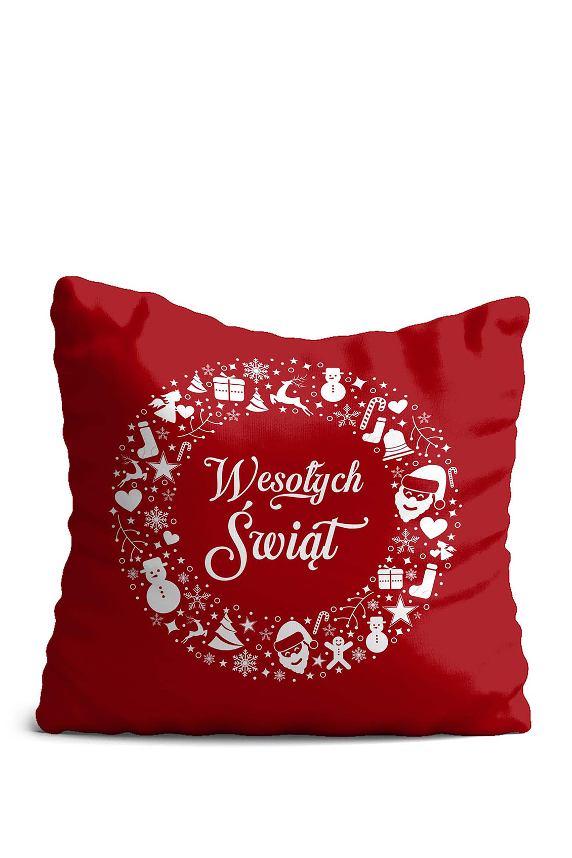 Poduszka Świąteczny Wianek