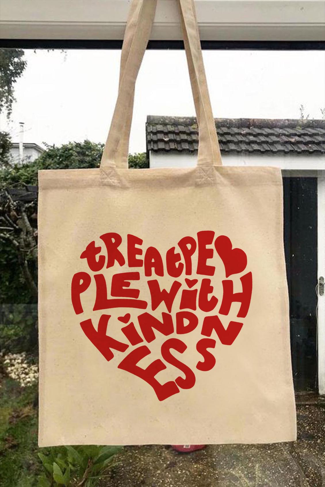 Torba eko Treat People With Kindness Heart