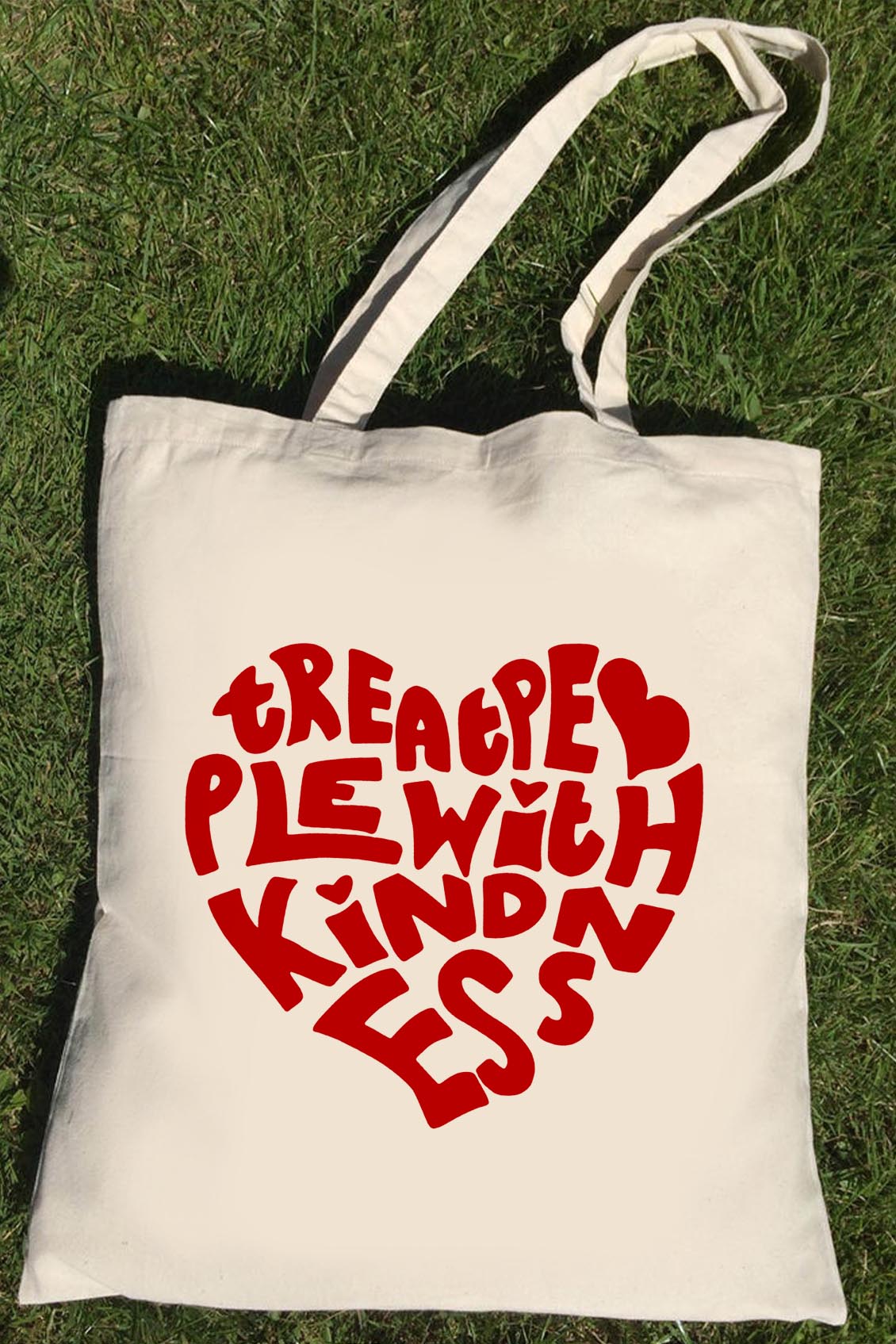 Torba eko Treat People With Kindness Heart