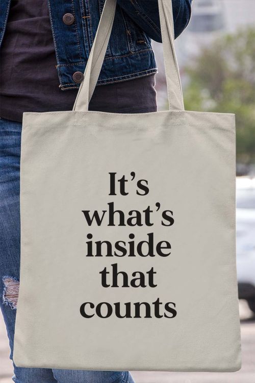 Torba eko It's what's inside that counts