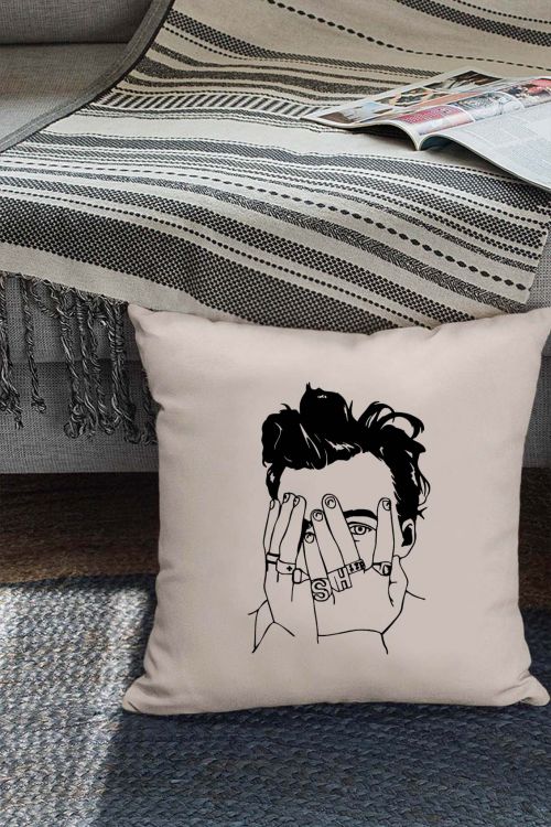 Poduszka Bawełniana Canvas Harry Face