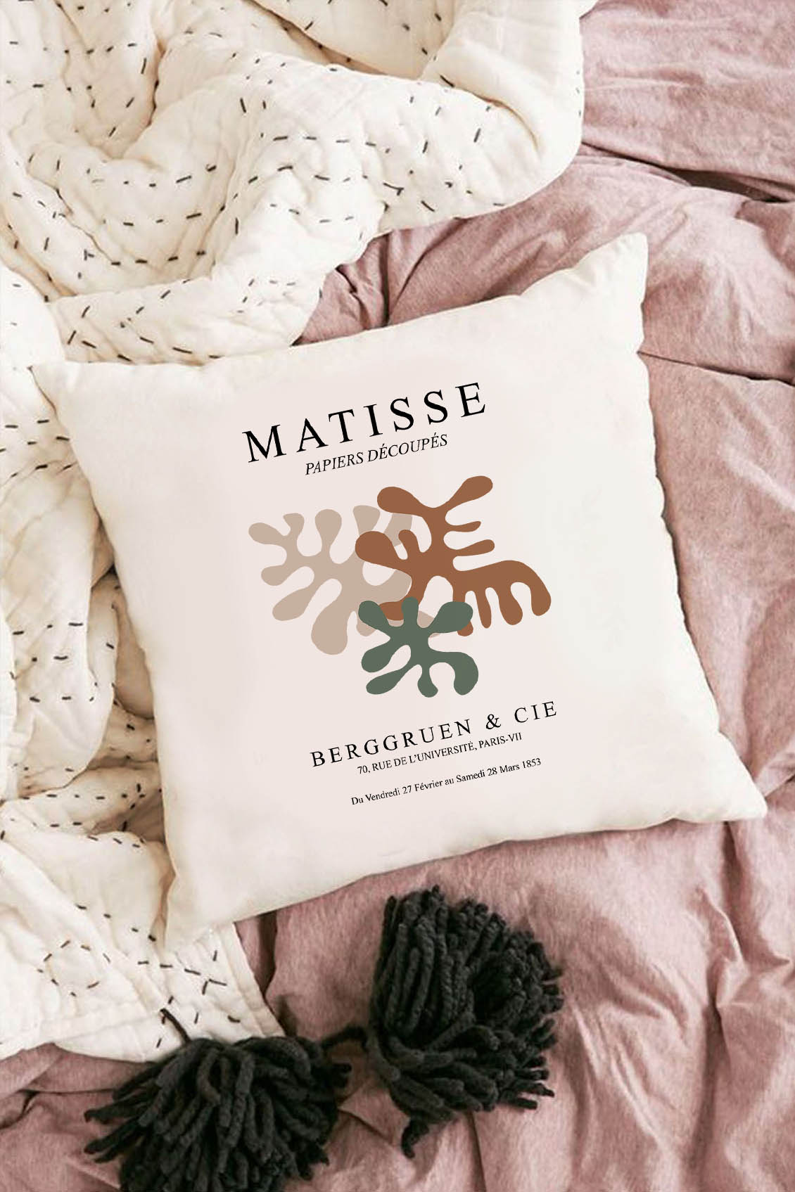 Poduszka Bawełniana Canvas Mattisse Papers Decoupes II