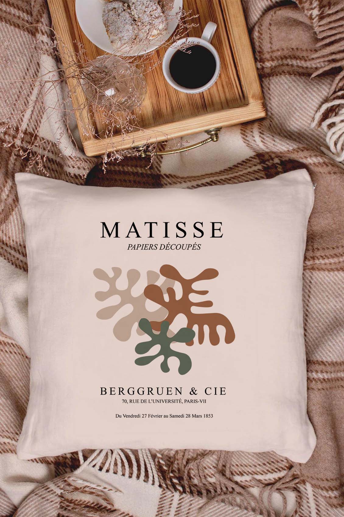 Poduszka Bawełniana Canvas Mattisse Papers Decoupes II