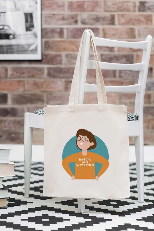 Torba Bawełniana Babcia wie wszystko