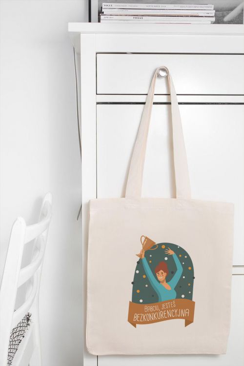 Torba Bawełniana Bezkonkurencyjna Babcia
