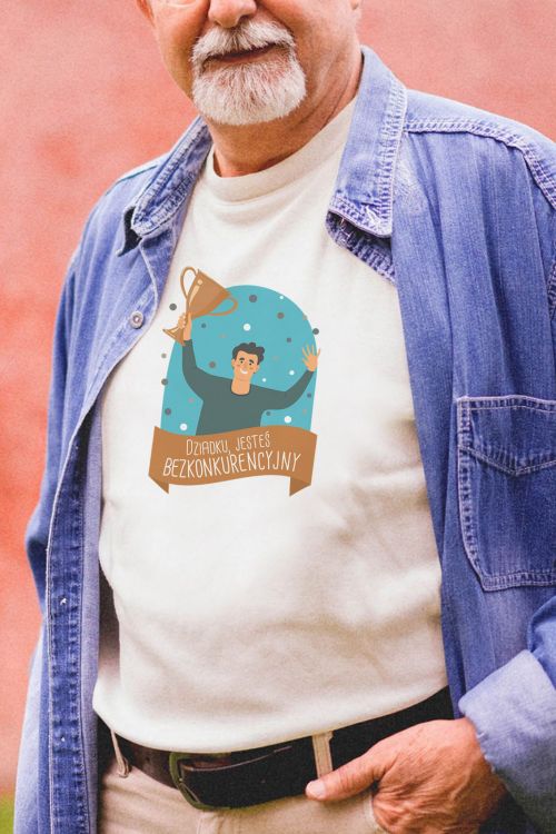 T-shirt oversize Bezkonkurencyjny Dziadek