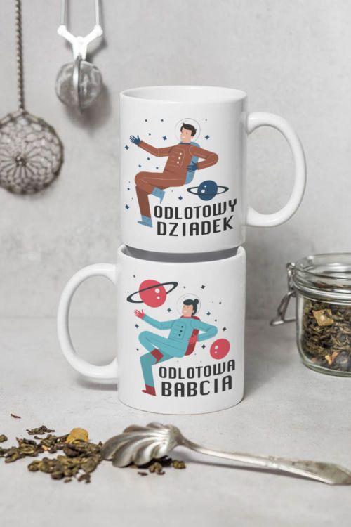 Komplet kubków Odlotowa Babcia Odlotowy Dziadek