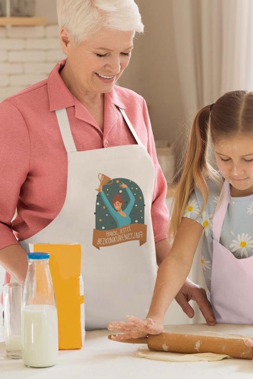 Fartuch Bawełniany Bezkonkurencyjna Babcia