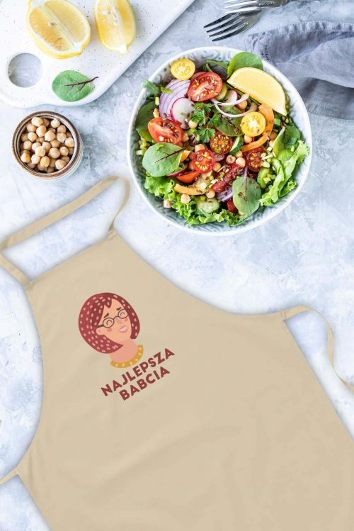 Fartuch Bawełniany Najlepsza Babcia 