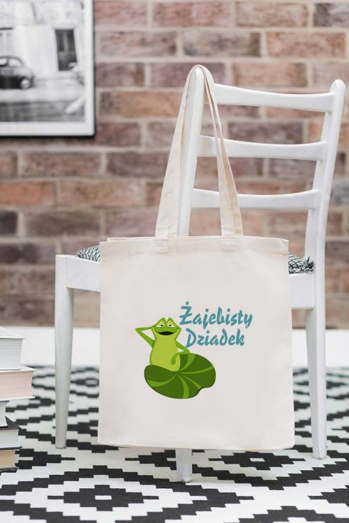Torba Bawełniana Żajebisty Dziadek