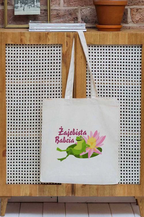 Torba Bawełniana Żajebista Babcia