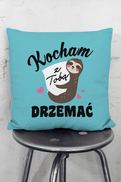 Poduszka Kocham z Tobą drzemać