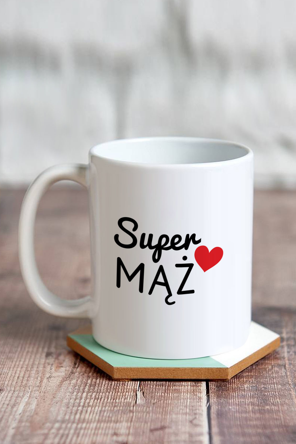 Komplet kubków Super Żona Super Mąż