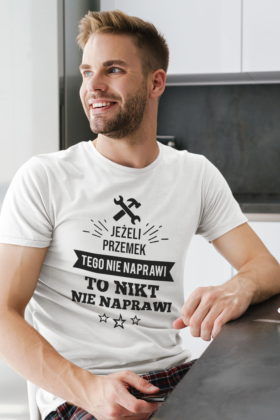 T-shirt oversize Naprawi wszystko PERSONALIZACJA