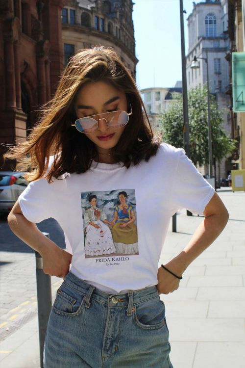 T-shirt oversize Frida Kahlo the Two Fridas