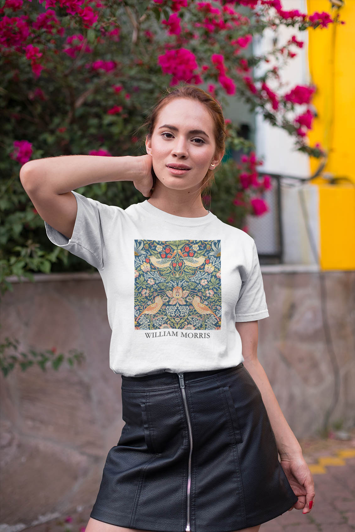 T-shirt oversize William Morris Birds