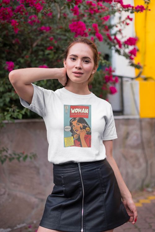 T-shirt oversize Woman La La La