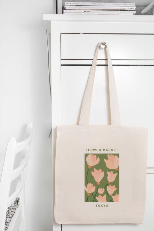Torba Bawełniana Flower Market Art 4