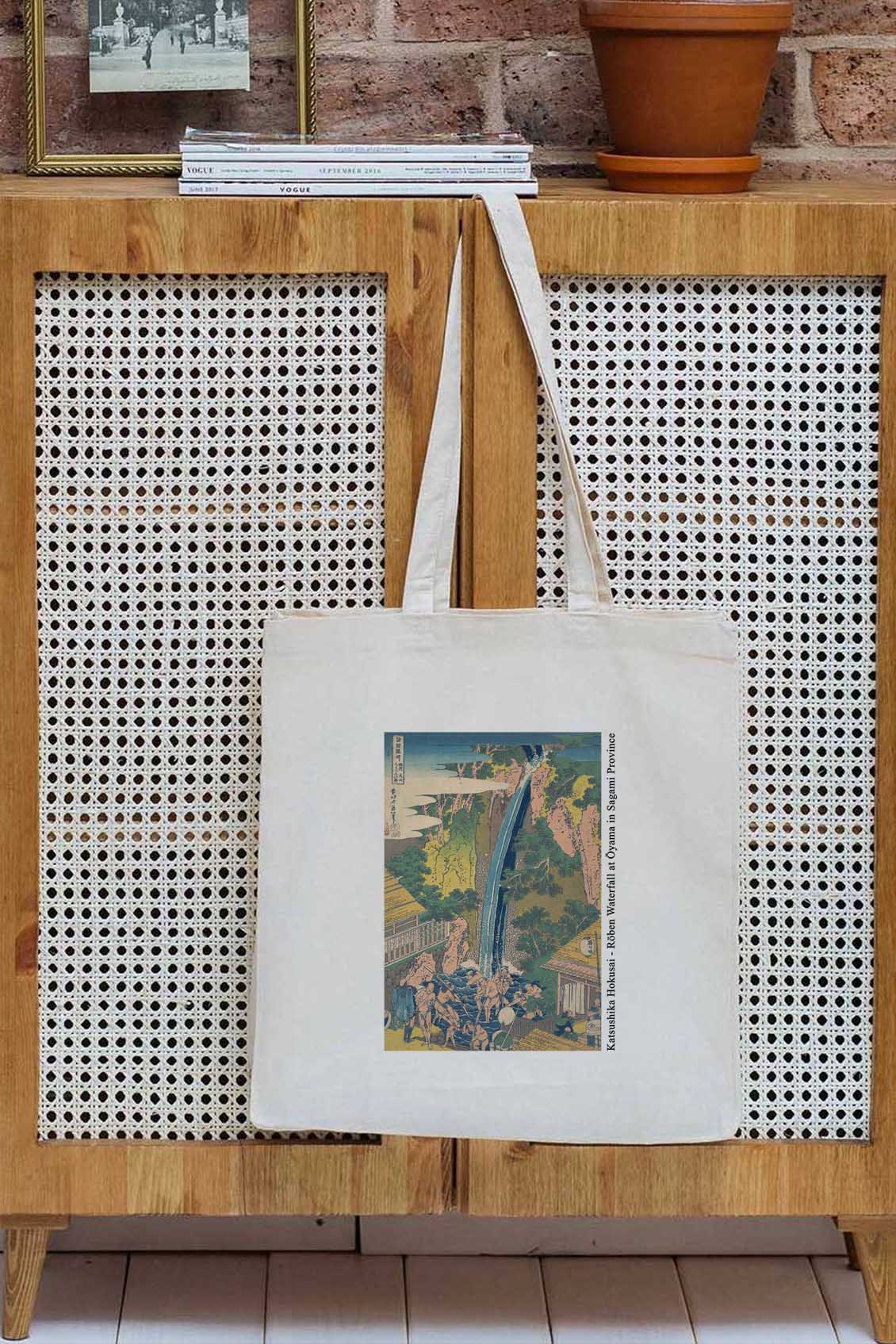 Torba Bawełniana Katsushika Hokusai Roben Waterfal