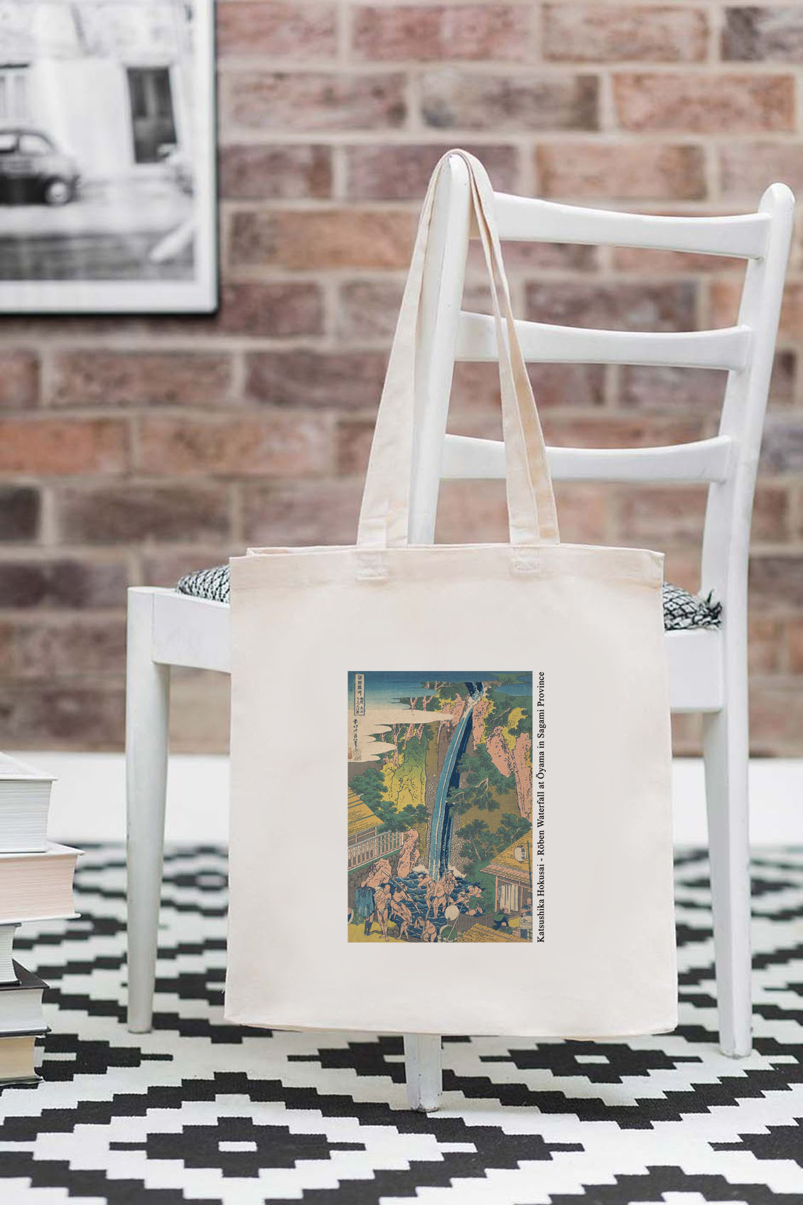 Torba Bawełniana Katsushika Hokusai Roben Waterfal