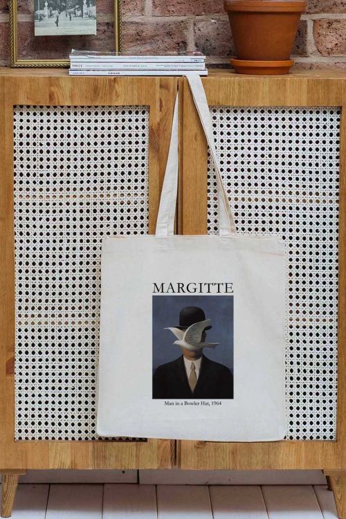 Torba Bawełniana Magritte Man in a Bowler Hat