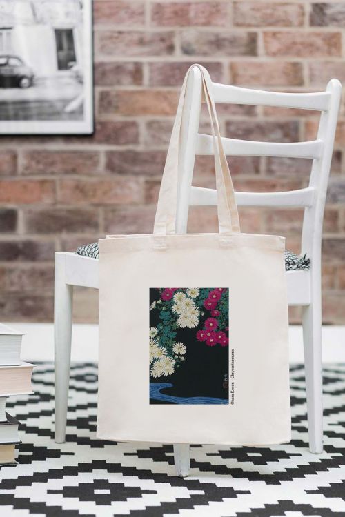 Torba Bawełniana Ohara Koson - Chrysanthemums