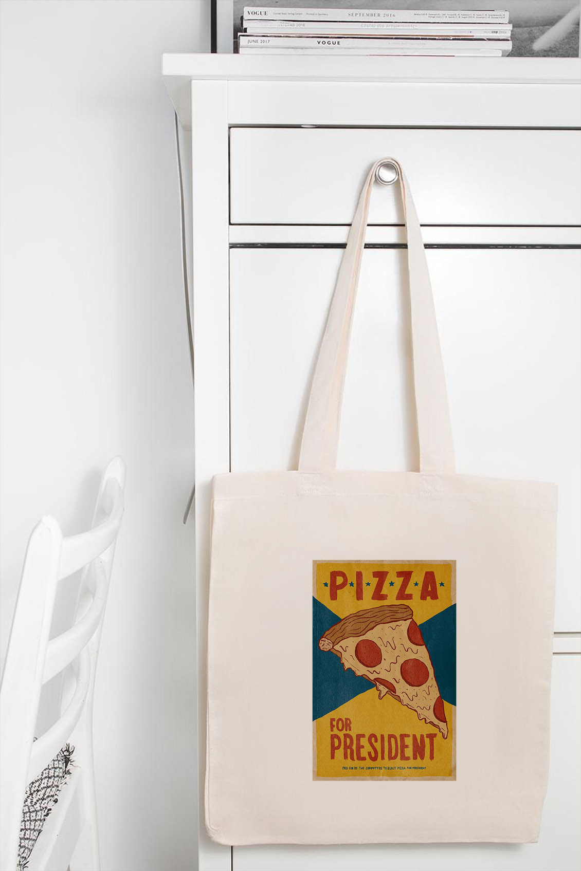 Torba Bawełniana Pizza for President