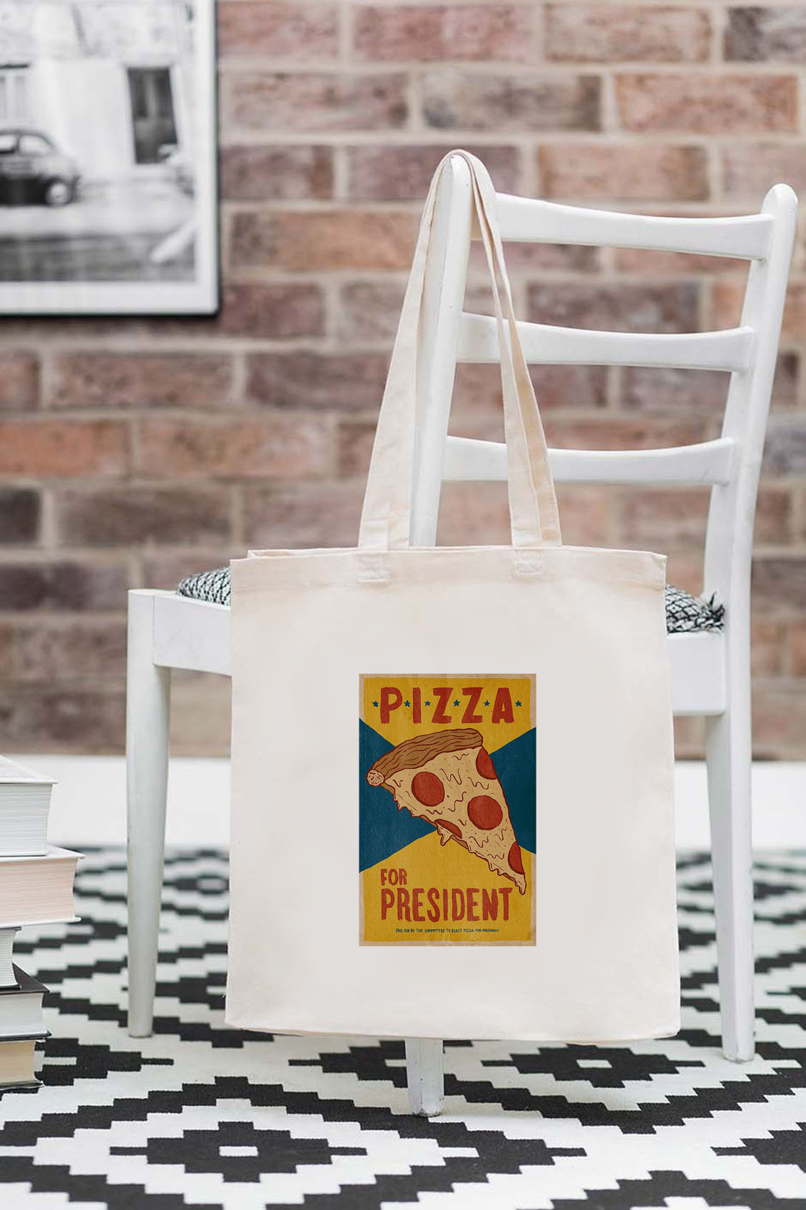 Torba Bawełniana Pizza for President