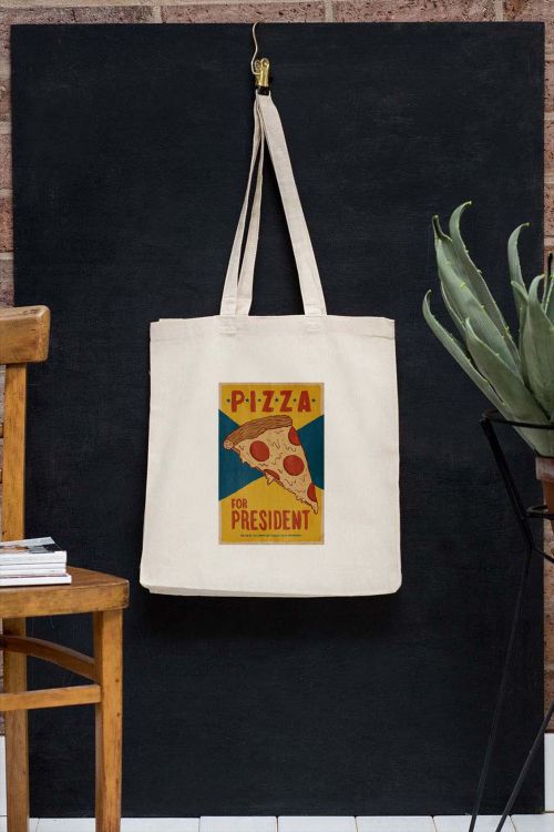 Torba Bawełniana Pizza for President