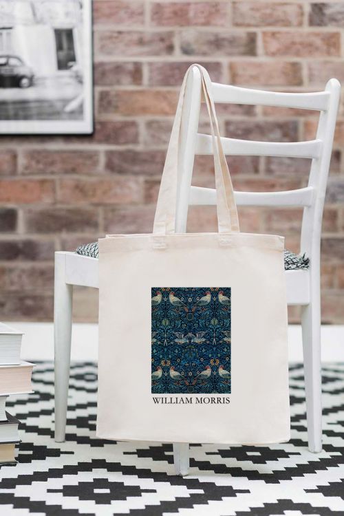 Torba Bawełniana William Morris Blue Birds