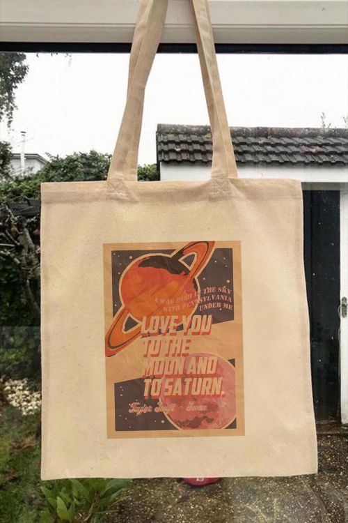 Torba eko Love you to the Moon and Saturn