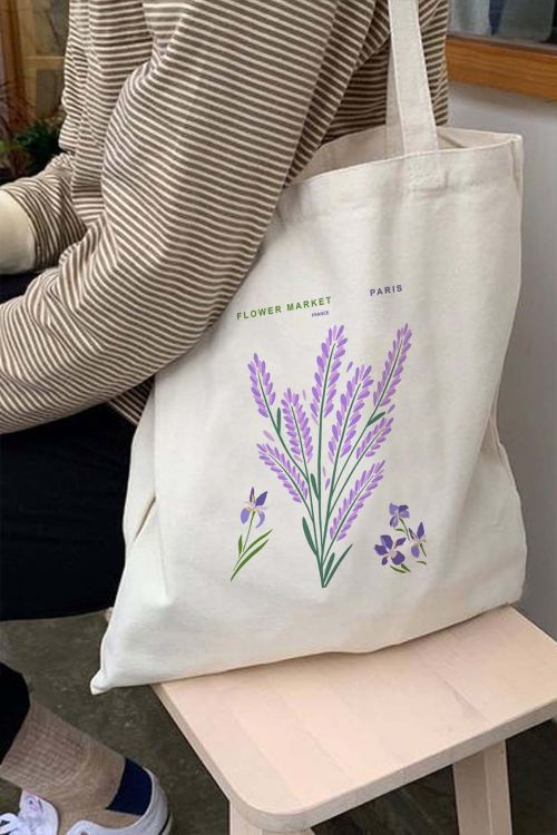 Torba eko Flower Market Art 2